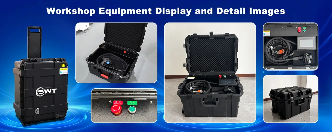 100W Portable Air-Cooled Handheld Laser Cleaner
